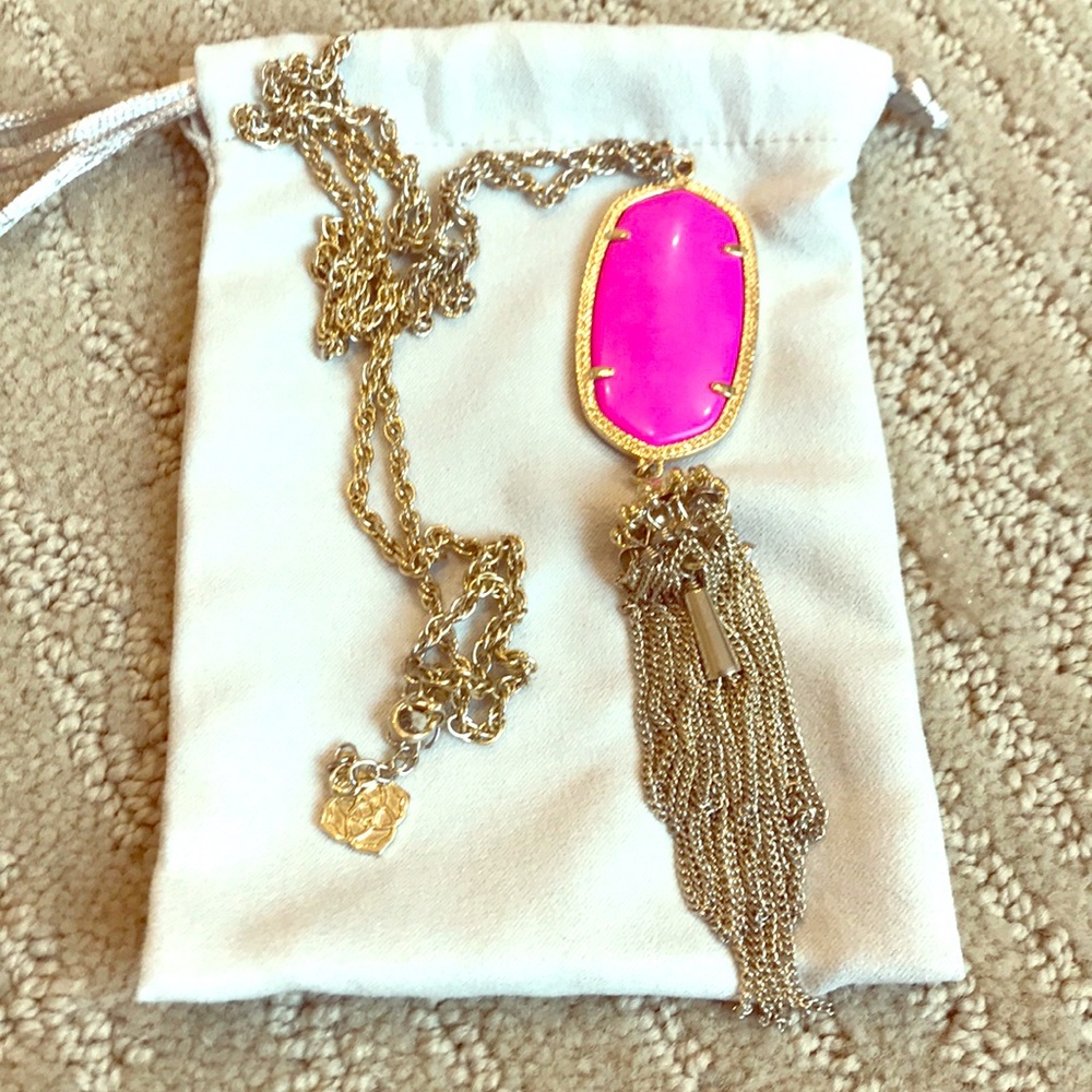 Kendra Scott Magenta Rayne Necklace